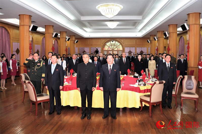 当地时间9月25日，中国驻朝鲜使馆举行庆祝中华人民共和国成立76周年招待会。人民网记者 刘融摄