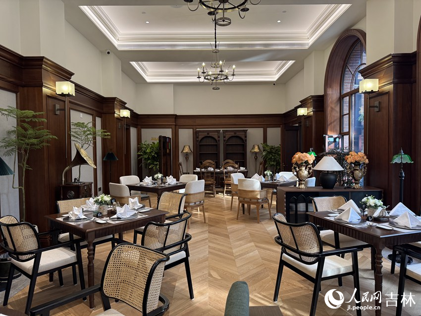 典雅的用餐区。人民网记者 李思玥摄